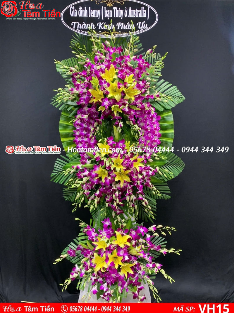 10+ mẫu vòng hoa thành kính phân ưu đẹp và ý nghĩa