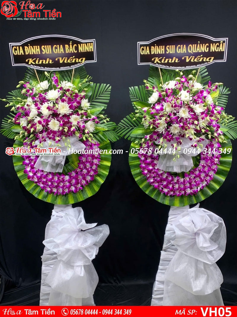 10+ mẫu vòng hoa thành kính phân ưu đẹp và ý nghĩa