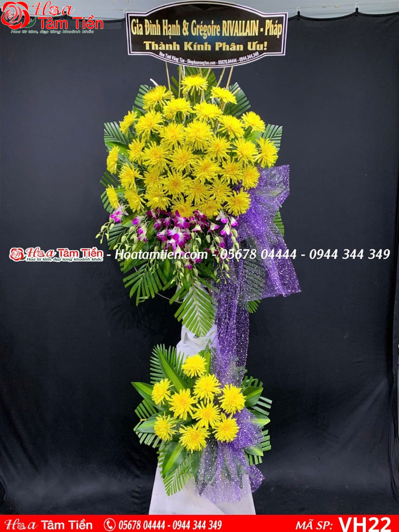 10+ mẫu vòng hoa thành kính phân ưu đẹp và ý nghĩa