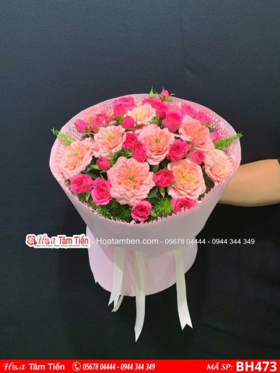 Bó hoa tone pastel hot trend Vũng Tàu