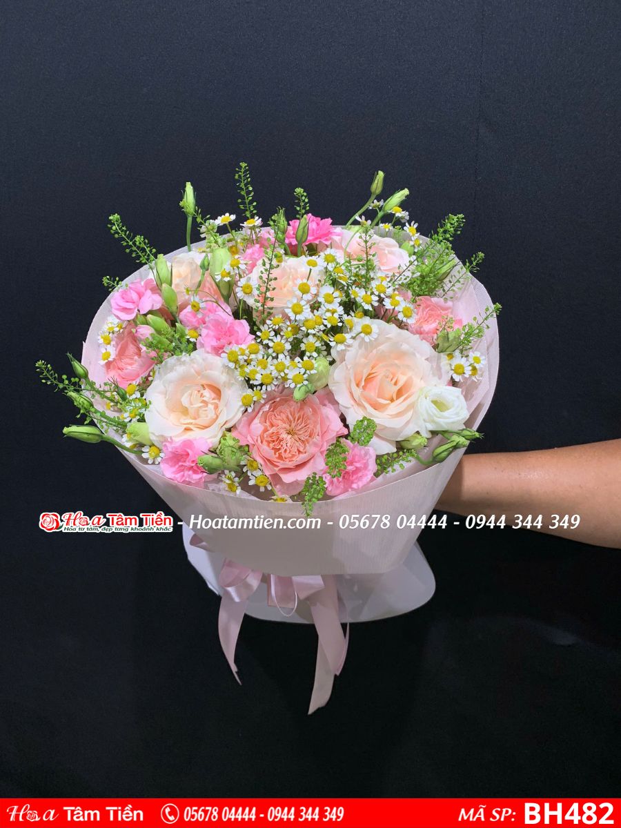 Hoa Tâm Tiền Bó hoa hot trend Vũng Tàu kiểu dáng thanh lịch
