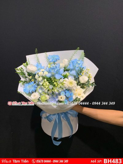 Bó hoa hot trend Vũng Tàu phối màu nổi bật