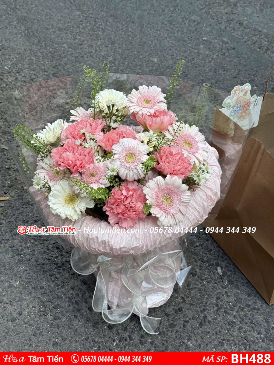 Hoa Tâm Tiền Bó hoa hot trend Vũng Tàu thiết kế riêng