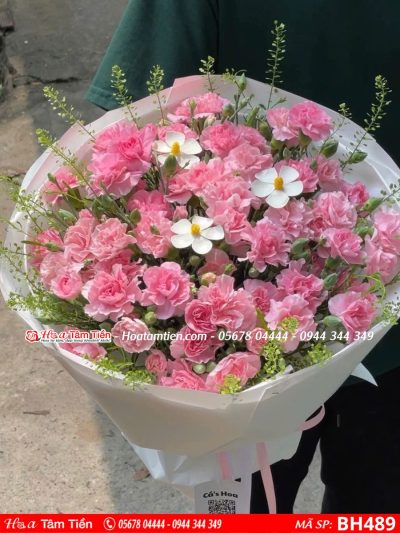 Bó hoa hot trend Vũng Tàu phối hoa độc đáo