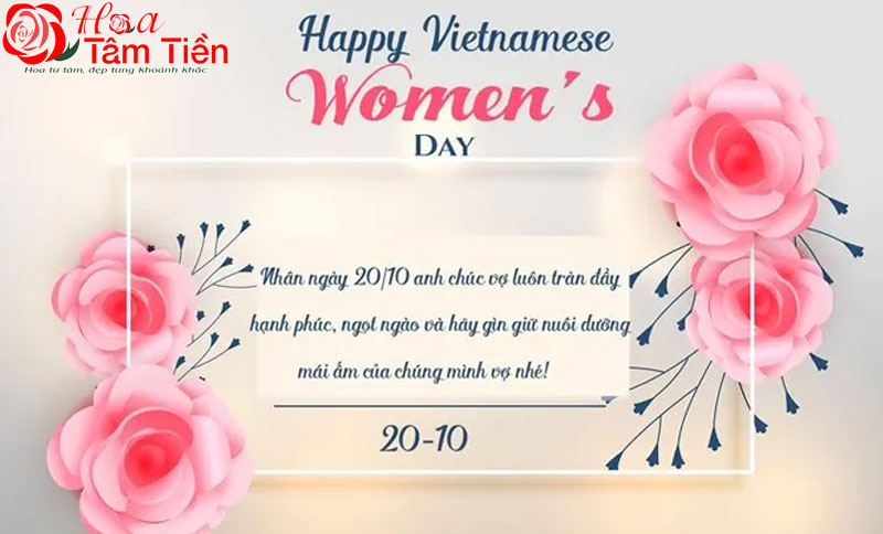 Lời chúc 20/10 sâu sắc, cảm động tặng người bạn đời