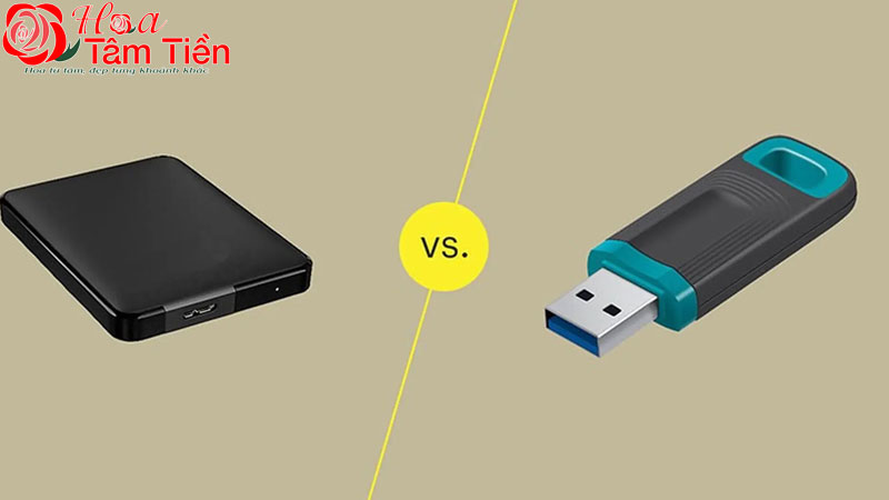 Hoa Tâm Tiền USB hoặc ổ cứng rời
