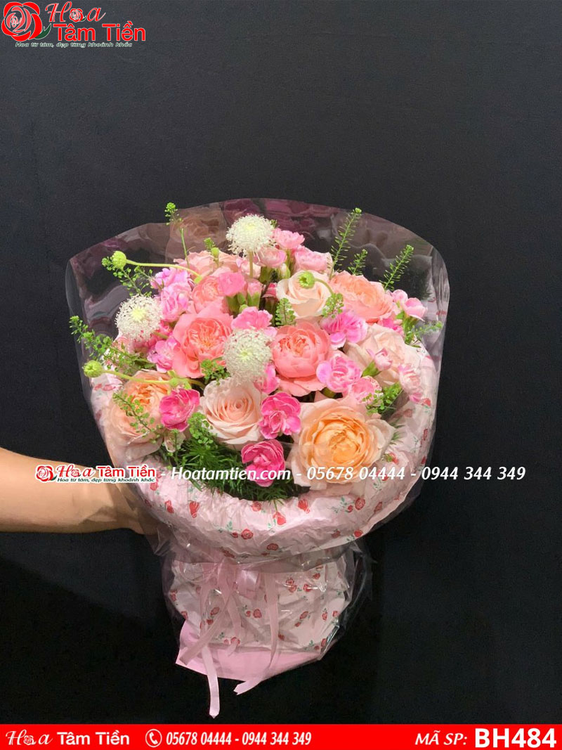 Hoa Tâm Tiền Hoa cẩm chướng dịu dàng. MSP BH484